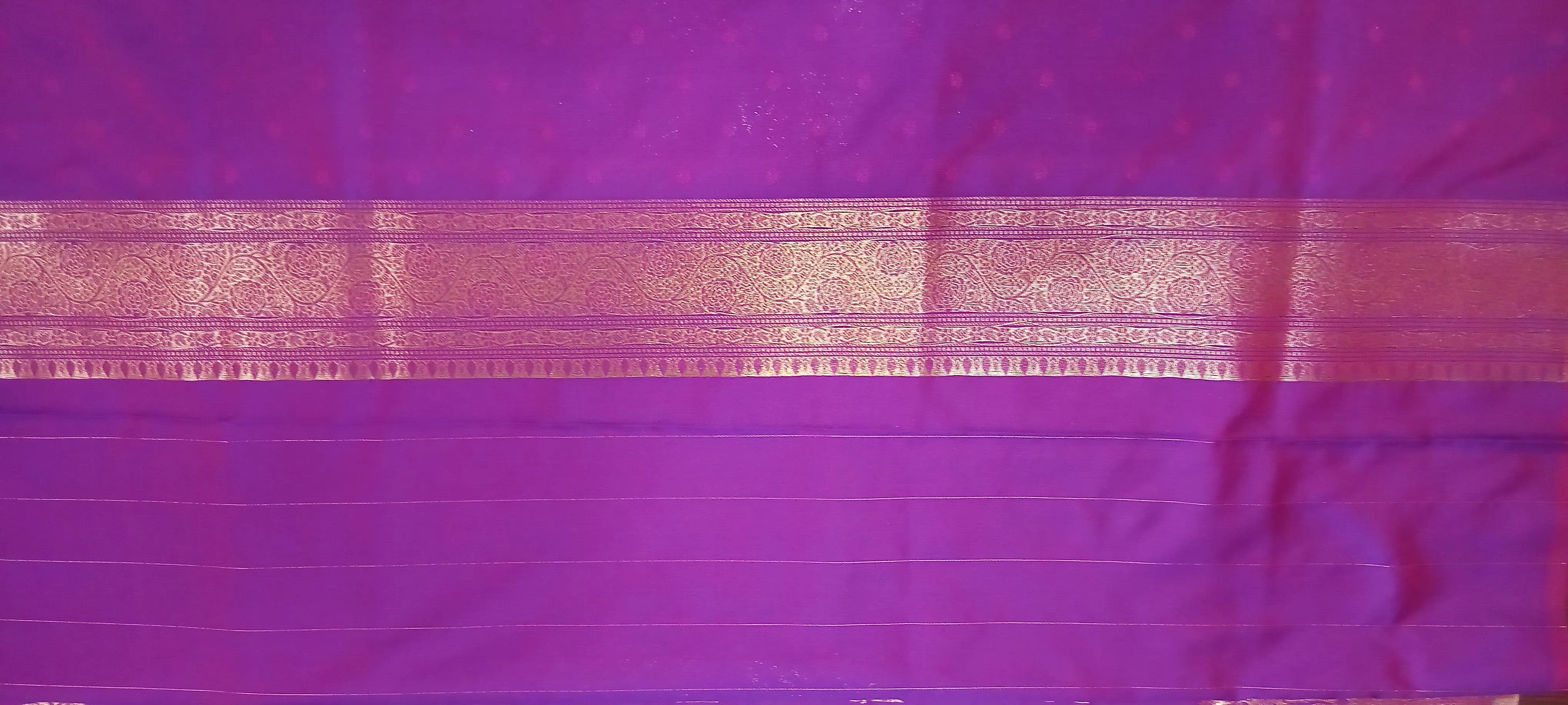 Kanchipuram Pure Silk Saree with Butta Motif in Royal Purple Color