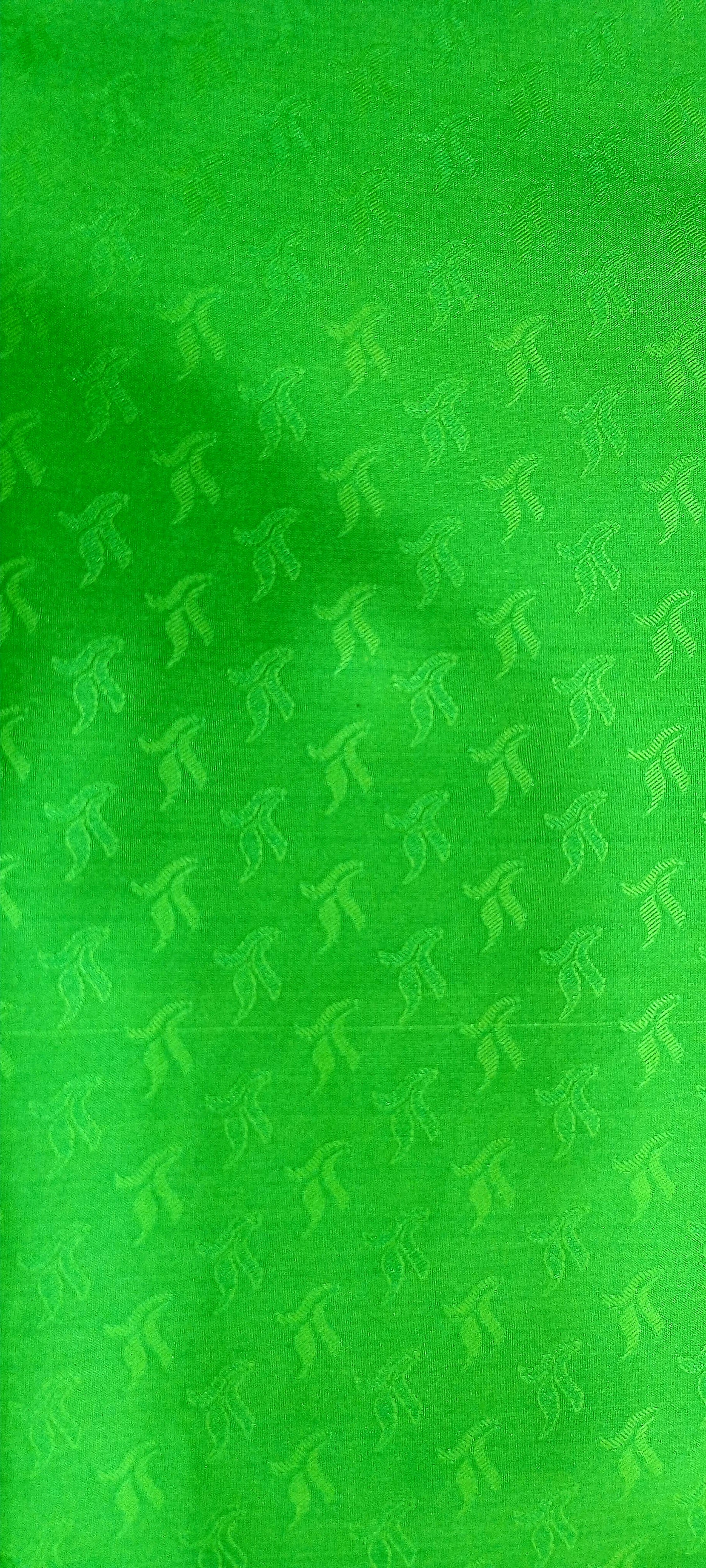 Kanchipuram Pure Silk saree with full mini Butta Motifs in Green Color