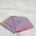 Kanchipuram Pure Silk Saree with detailed Butta motifs and luxurious Pallu in Lilac Purple color