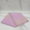 Kanchipuram Pure Silk saree with Gold Zari checkered pattern with Gold Butta all over saree and pallu