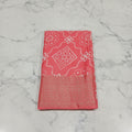 Cotton Polyester Trendy Modern Saree with Flowy Drape in Flower Printed Pattern in Pinkish Peach Color