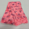 Chiffon Saree with printed Petals in Light Rose Pink color